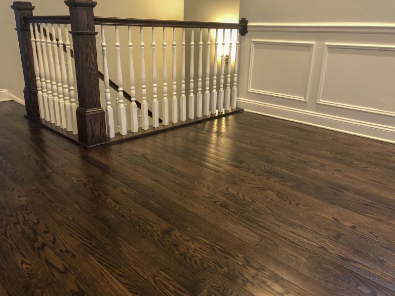 Dark Wood Floor Installation in Howard County, MD