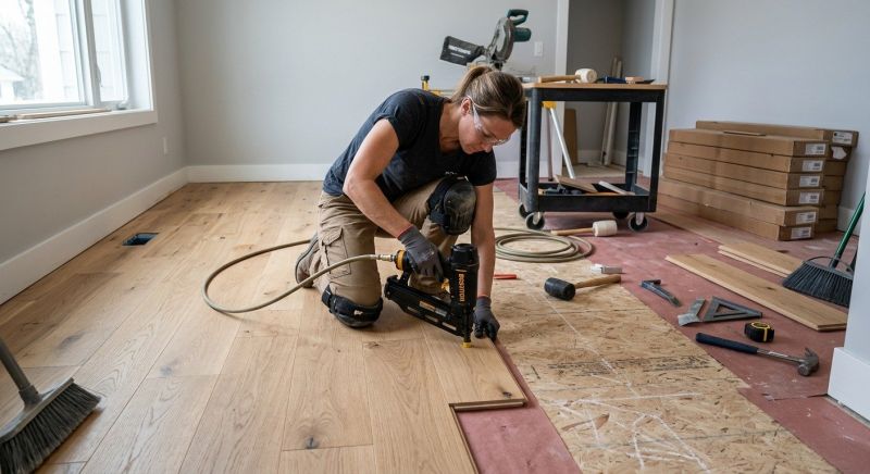 Hardwood Floor Installation in Crownsville, MD