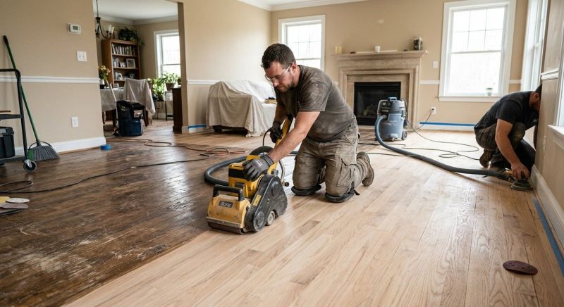 Hardwood Floor Renovation in Howard County, MD