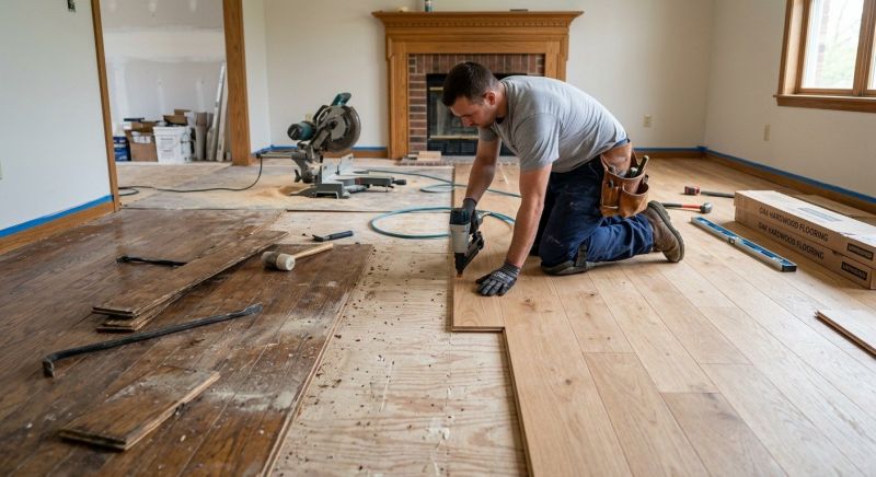 Hardwood Replacement in Bethesda, MD
