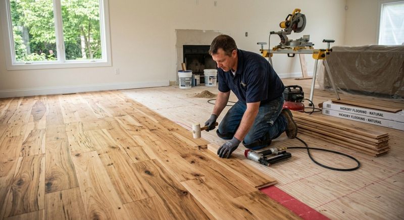 Hickory Floor Installation in Howard County, MD