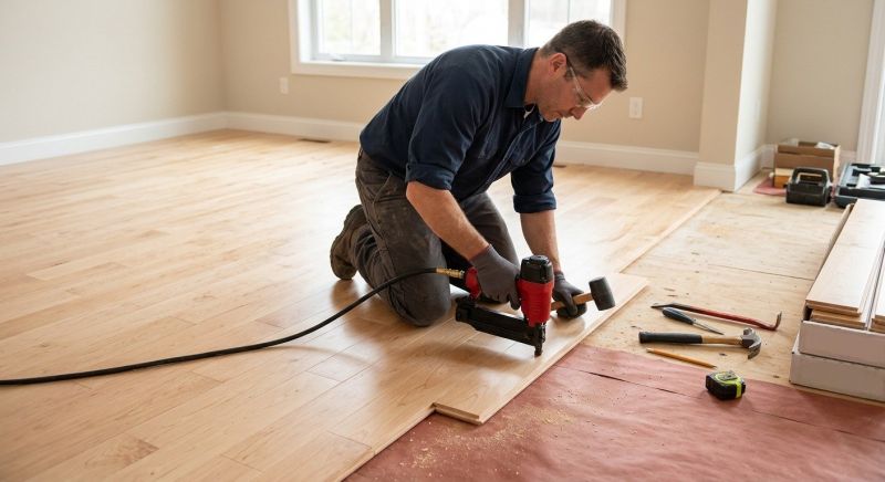 Maple Flooring Installation in Bethesda, MD