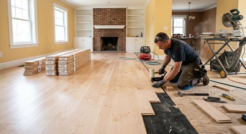 Maple Flooring Installation in Halethorpe, MD