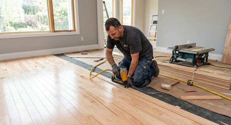 Maple Flooring Installation in Hyattsville, MD