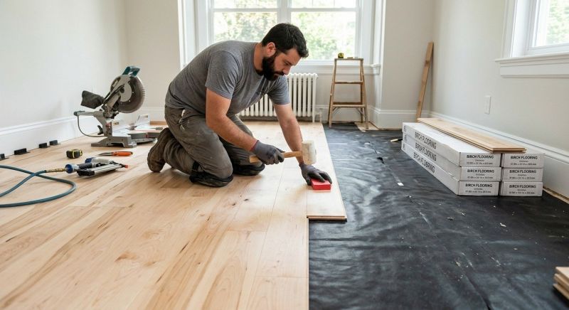 Maple Flooring Installation in Montgomery County, MD