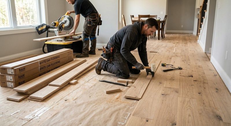 Oak Floor Installation in Brookeville, MD