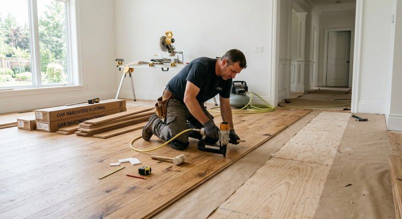 Oak Floor Installation in Davidsonville, MD