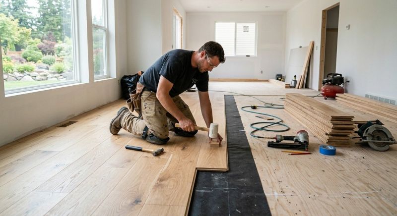 Oak Floor Installation in Essex, MD