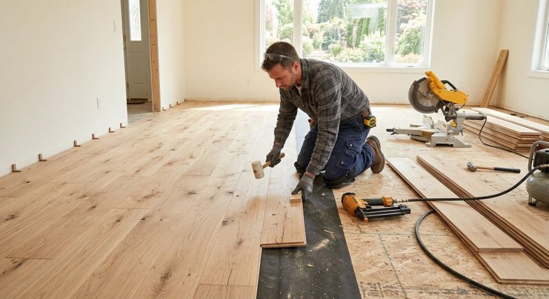 Oak Floor Installation in Gaithersburg, MD