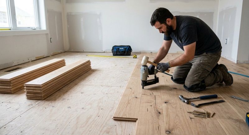 Oak Floor Installation in Linthicum Heights, MD