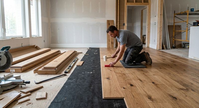 Plank Floor Installation in Howard County, MD