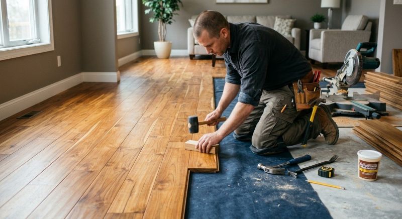 Teak Flooring Installation in Howard County, MD