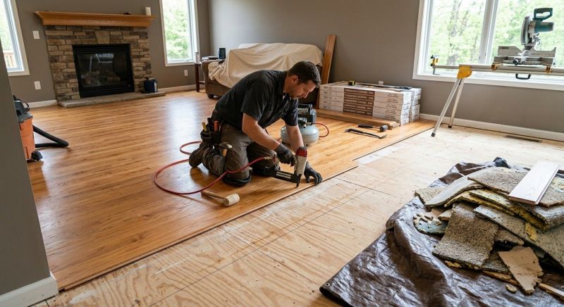 Wood Floor Replacement in Bowie, MD