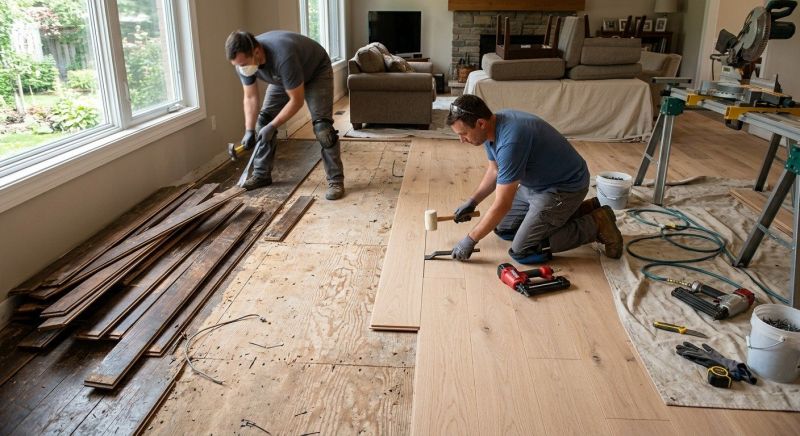 Wood Floor Replacement in Linthicum Heights, MD
