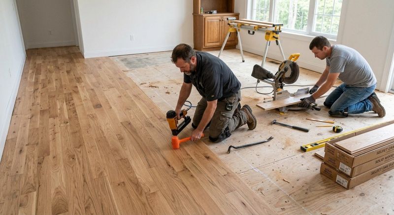 Wood Floor Replacement in Woodbine, MD